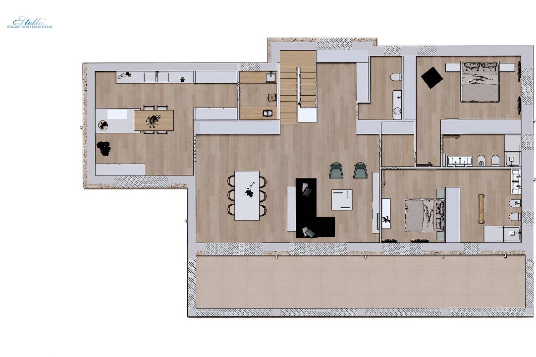 загородный дом in Benissa(Llenes) на продажу, жилая площадь 254 м², год постройки 2023, aircondition, поверхности суши 10000 м², 3 спальни, 3 ванная, pool, ref.: BI-BE.F-165-34