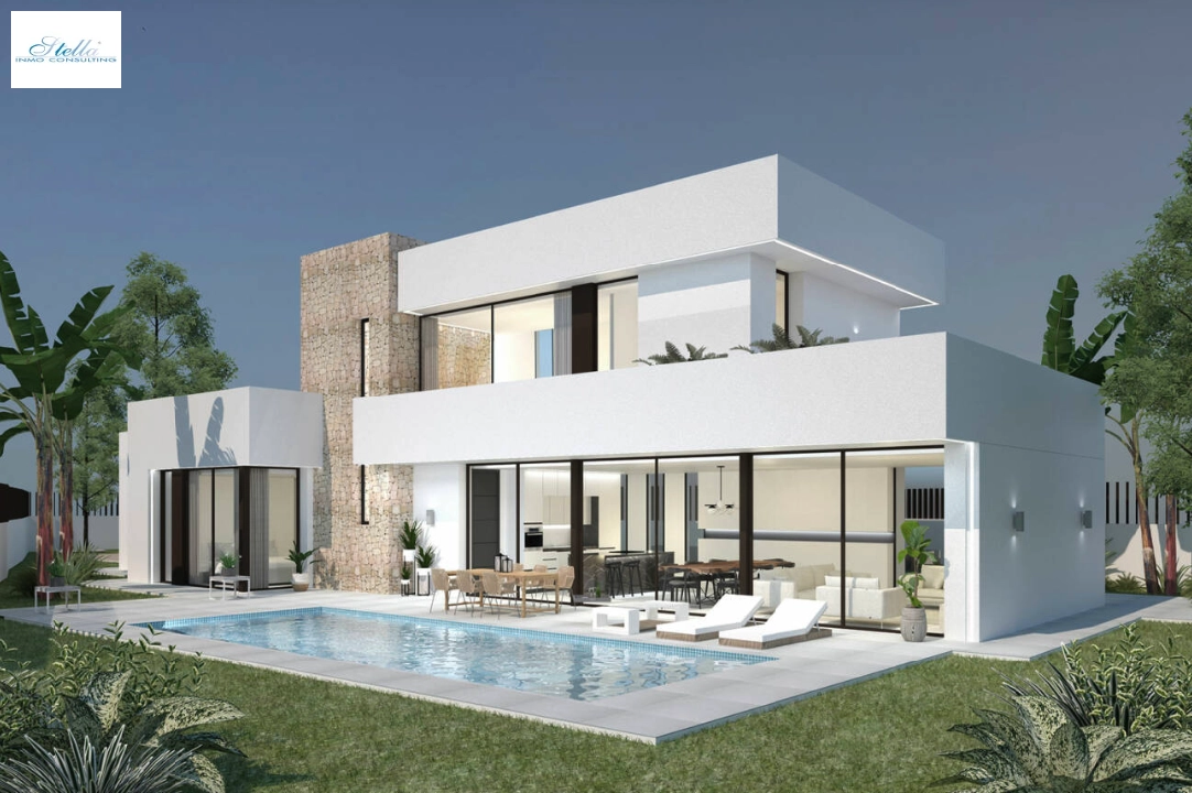 вилла in Moraira(Pla del Mar) на продажу, жилая площадь 280 м², год постройки 2023, aircondition, поверхности суши 817 м², 3 спальни, 3 ванная, pool, ref.: BI-MT.H-768-1