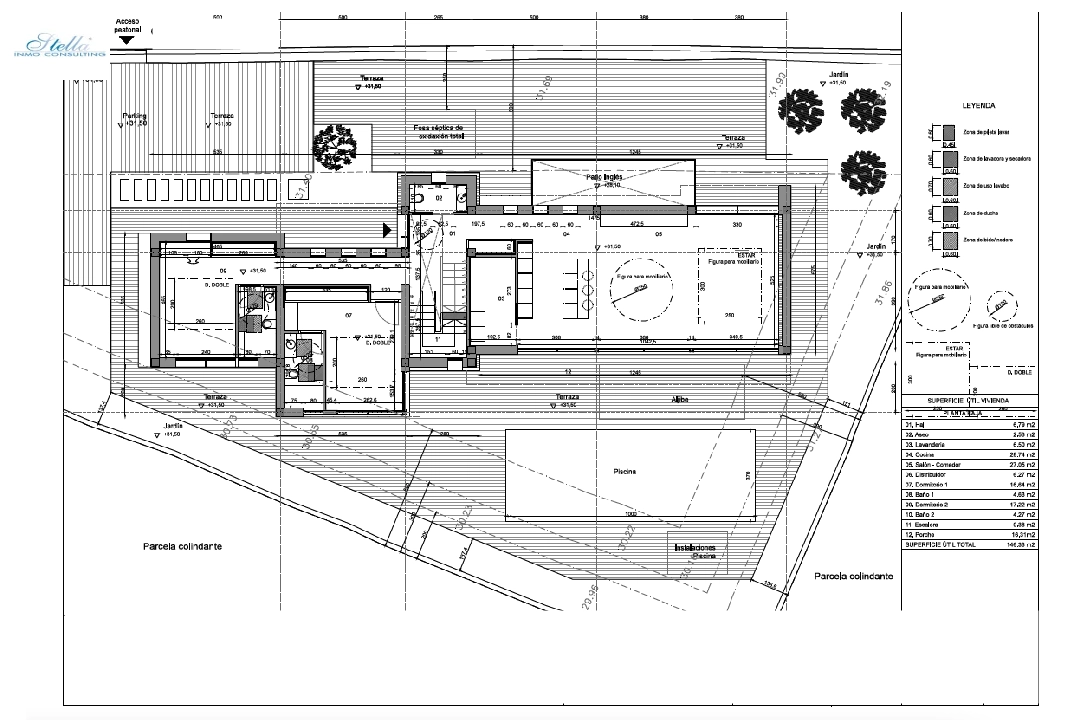 вилла in Moraira(Pla del Mar) на продажу, жилая площадь 280 м², год постройки 2023, aircondition, поверхности суши 817 м², 3 спальни, 3 ванная, pool, ref.: BI-MT.H-768-22