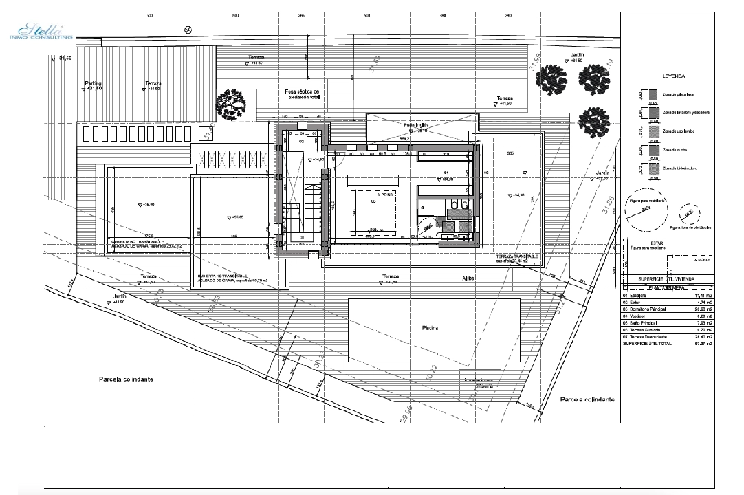 вилла in Moraira(Pla del Mar) на продажу, жилая площадь 280 м², год постройки 2023, aircondition, поверхности суши 817 м², 3 спальни, 3 ванная, pool, ref.: BI-MT.H-768-23