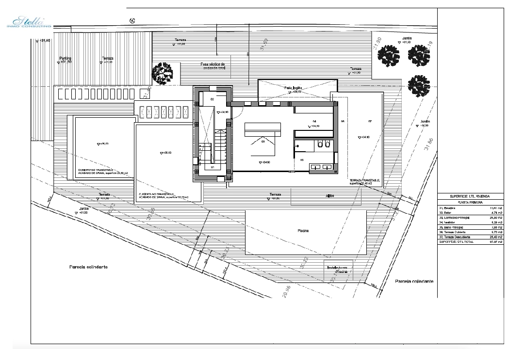 вилла in Moraira(Pla del Mar) на продажу, жилая площадь 280 м², год постройки 2023, aircondition, поверхности суши 817 м², 3 спальни, 3 ванная, pool, ref.: BI-MT.H-768-9