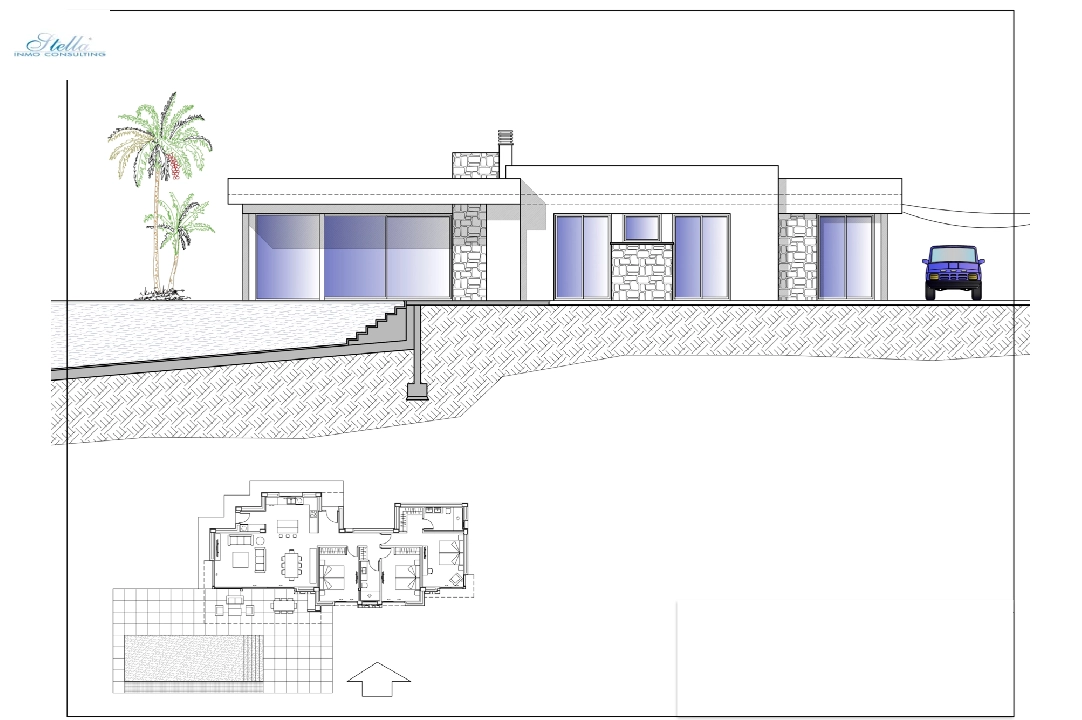 вилла in Calpe на продажу, жилая площадь 166 м², aircondition, поверхности суши 800 м², 3 спальни, 2 ванная, pool, ref.: BI-CA.H-443-6