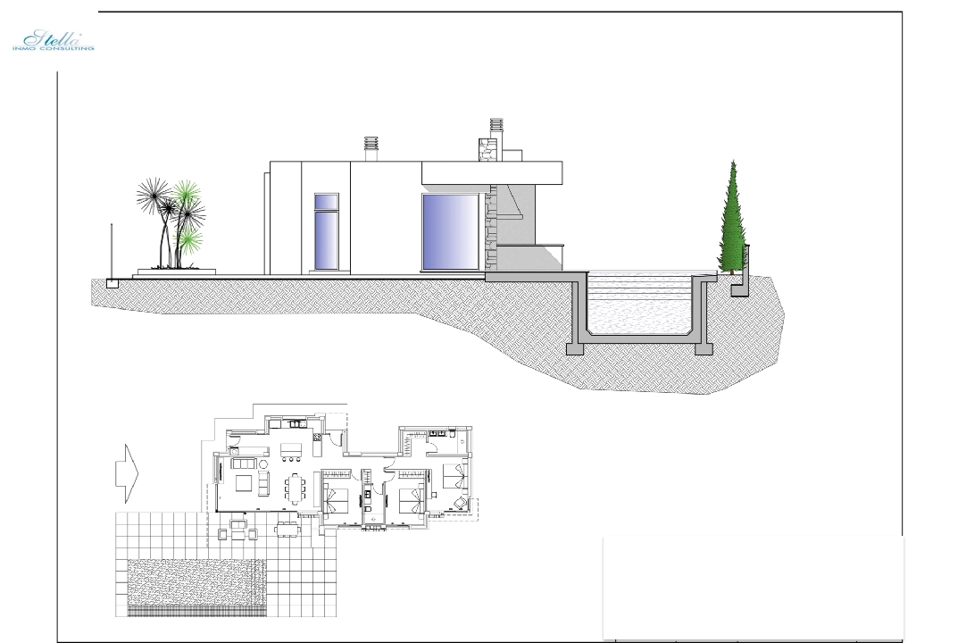 вилла in Calpe на продажу, жилая площадь 166 м², aircondition, поверхности суши 800 м², 3 спальни, 2 ванная, pool, ref.: BI-CA.H-443-9