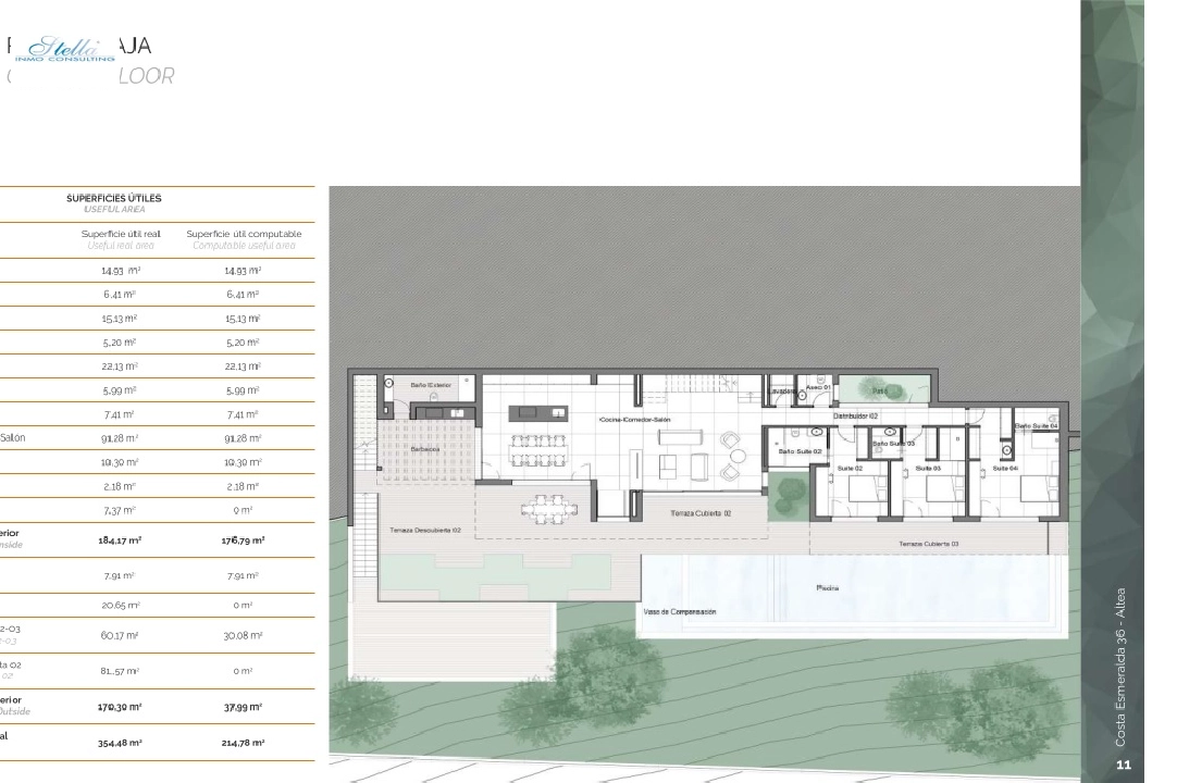 вилла in Altea(La Vella) на продажу, жилая площадь 470 м², aircondition, поверхности суши 1143 м², 4 спальни, 4 ванная, pool, ref.: BP-6378ALT-9