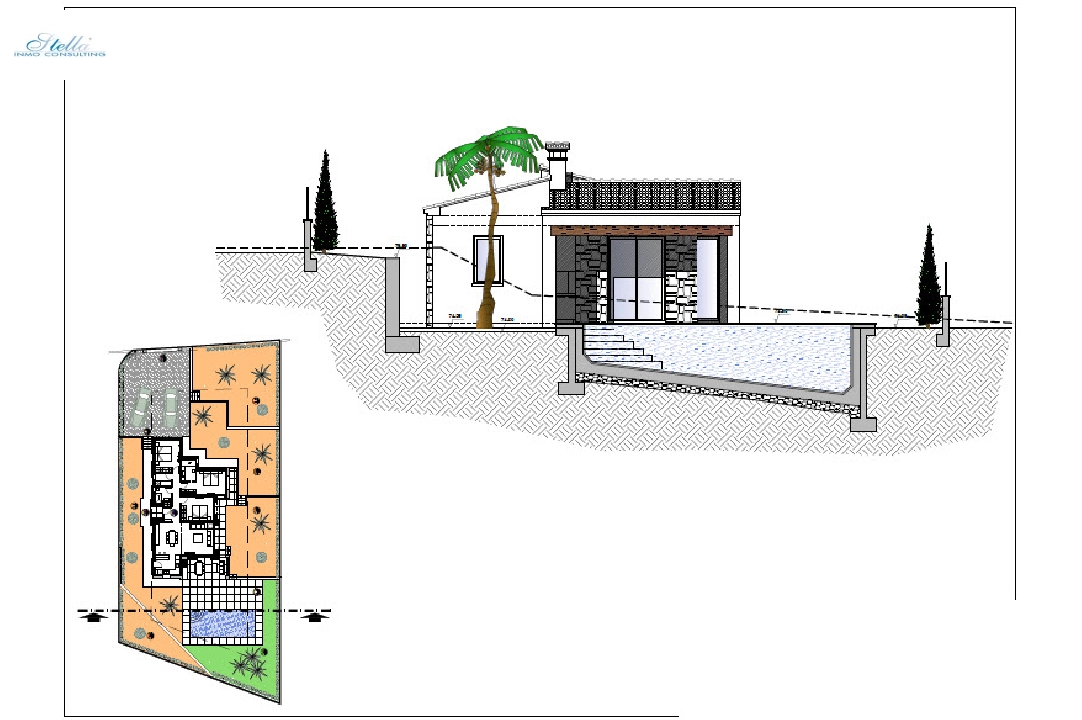 вилла in Benissa(Fanadix) на продажу, жилая площадь 138 м², aircondition, поверхности суши 800 м², 3 спальни, 2 ванная, pool, ref.: BP-3570BEN-6