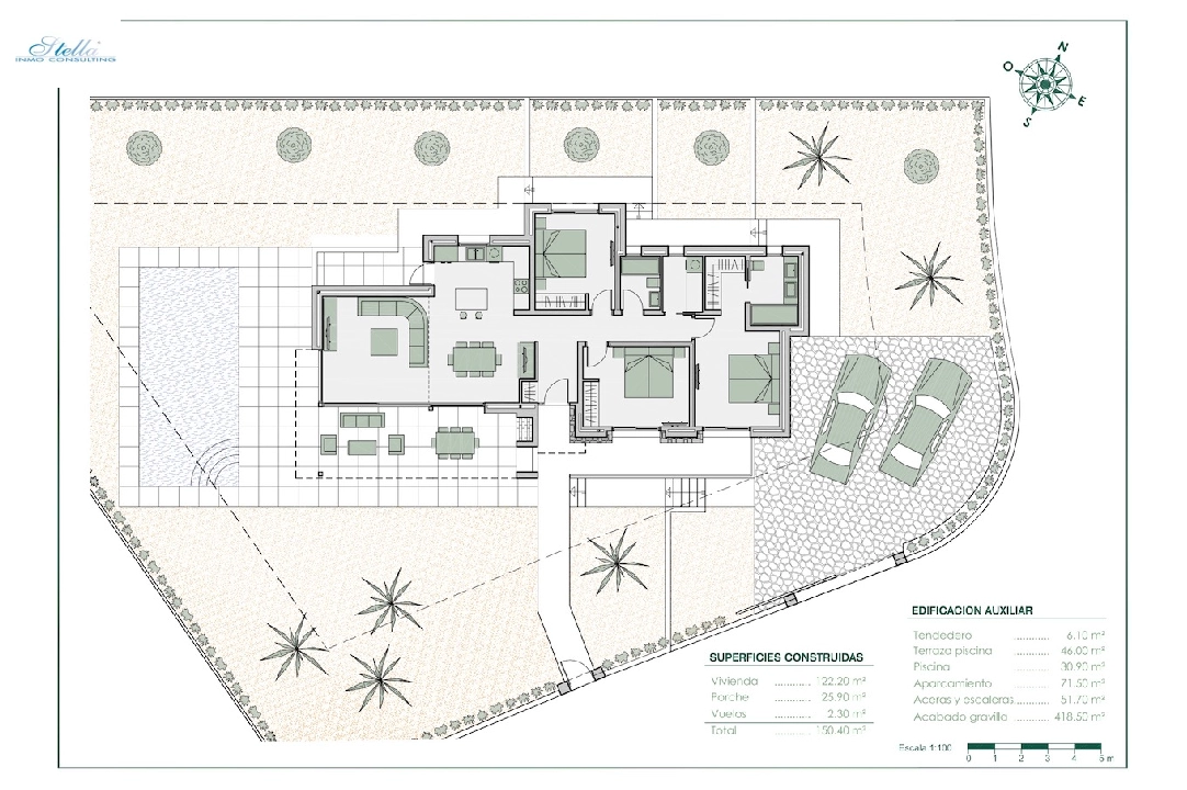 вилла in Benissa на продажу, жилая площадь 150 м², aircondition, поверхности суши 800 м², 3 спальни, 2 ванная, pool, ref.: CA-H-1579-AMB-6