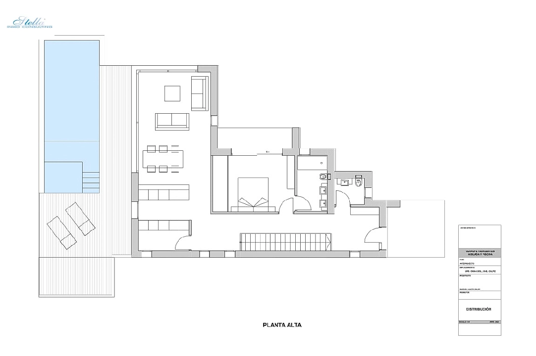 вилла in Calpe(Gran Sol) на продажу, жилая площадь 176 м², aircondition, поверхности суши 800 м², 3 спальни, 3 ванная, pool, ref.: BP-6431CAL-9