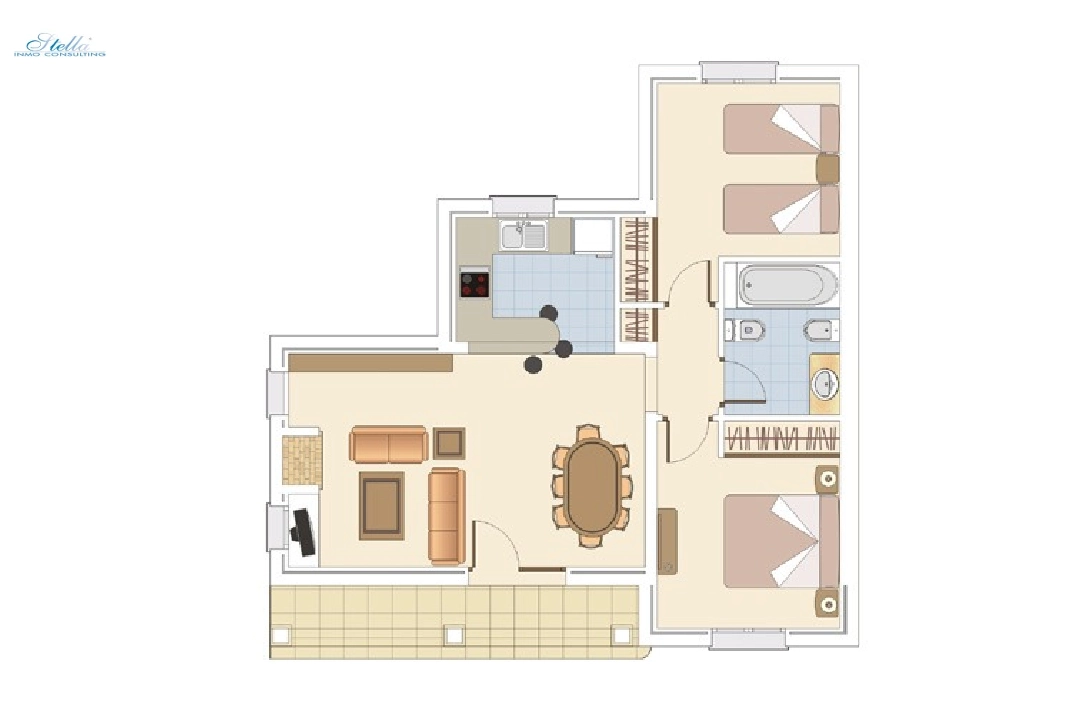 двухквартирный дом in Alcalali на продажу, жилая площадь 66 м², год постройки 2005, + печь, поверхности суши 200 м², 2 спальни, 1 ванная, pool, ref.: SB-1323-13