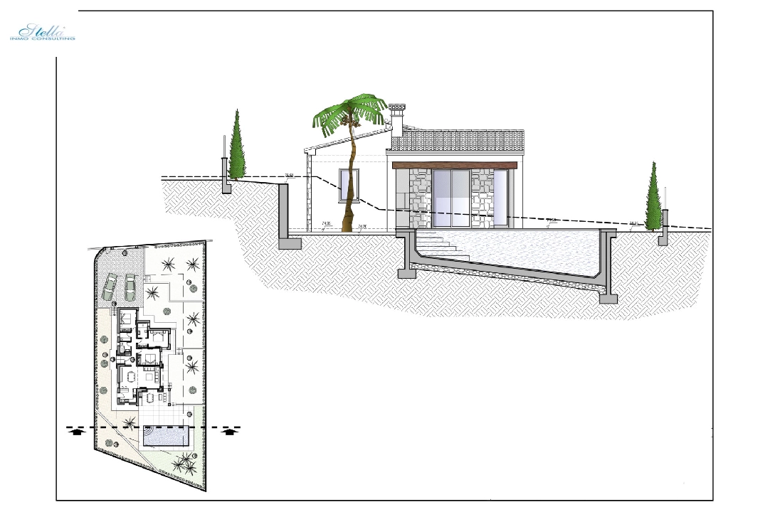 вилла in Benissa на продажу, жилая площадь 138 м², год постройки 2023, aircondition, поверхности суши 800 м², 3 спальни, 2 ванная, pool, ref.: BI-BE.H-881-5