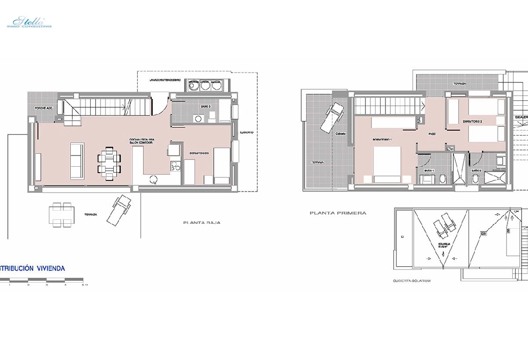 вилла in La Marina на продажу, жилая площадь 168 м², состояние Совершенно Новый, aircondition, поверхности суши 216 м², 3 спальни, 3 ванная, pool, ref.: HA-MAN-253-E02-1