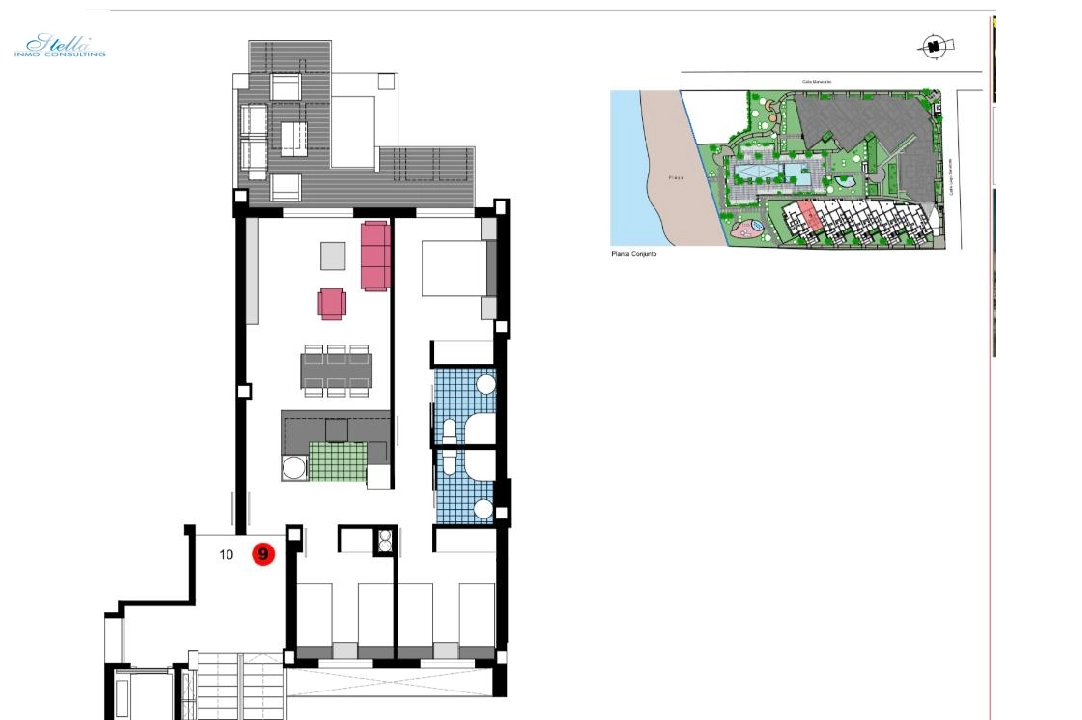 пентхаус in Denia на продажу, жилая площадь 85 м², год постройки 2023, состояние Как новый, + KLIMA, aircondition, 3 спальни, 2 ванная, pool, ref.: AS-1823-24