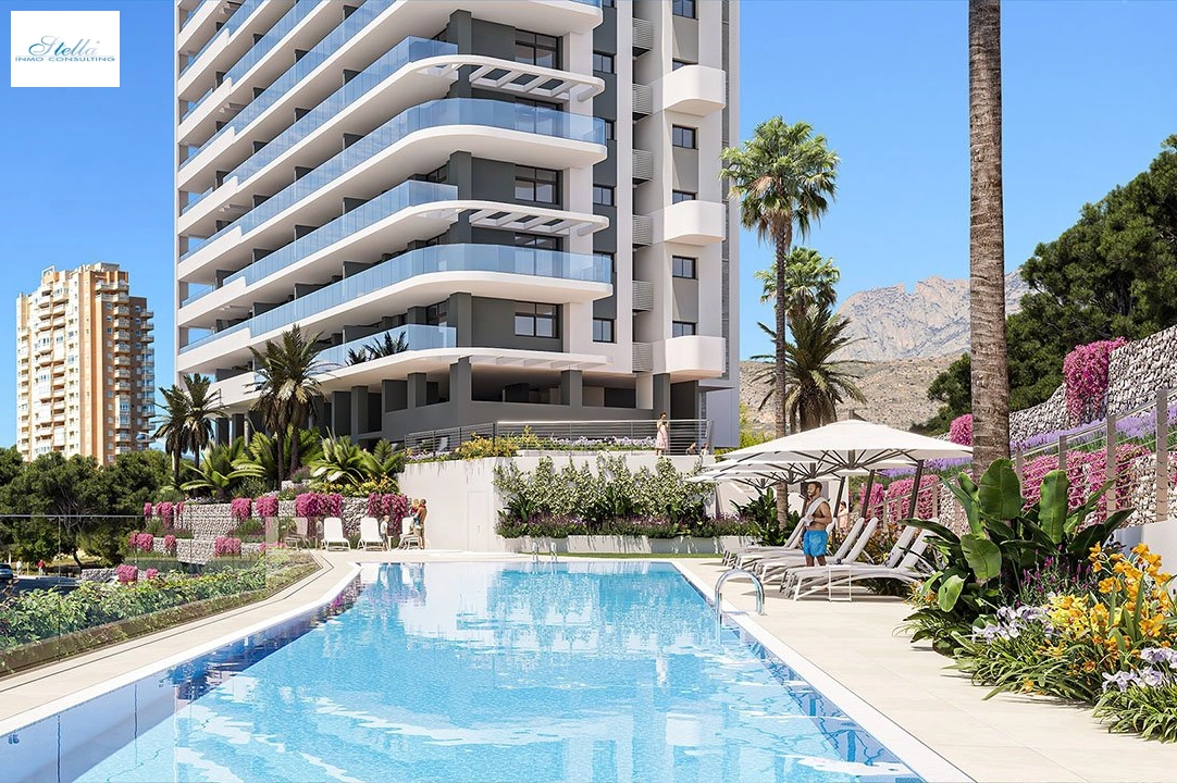 квартира на верхнем этаже in Benidorm на продажу, жилая площадь 118 м², состояние Совершенно Новый, aircondition, 3 спальни, 2 ванная, pool, ref.: HA-BEN-112-A03-1