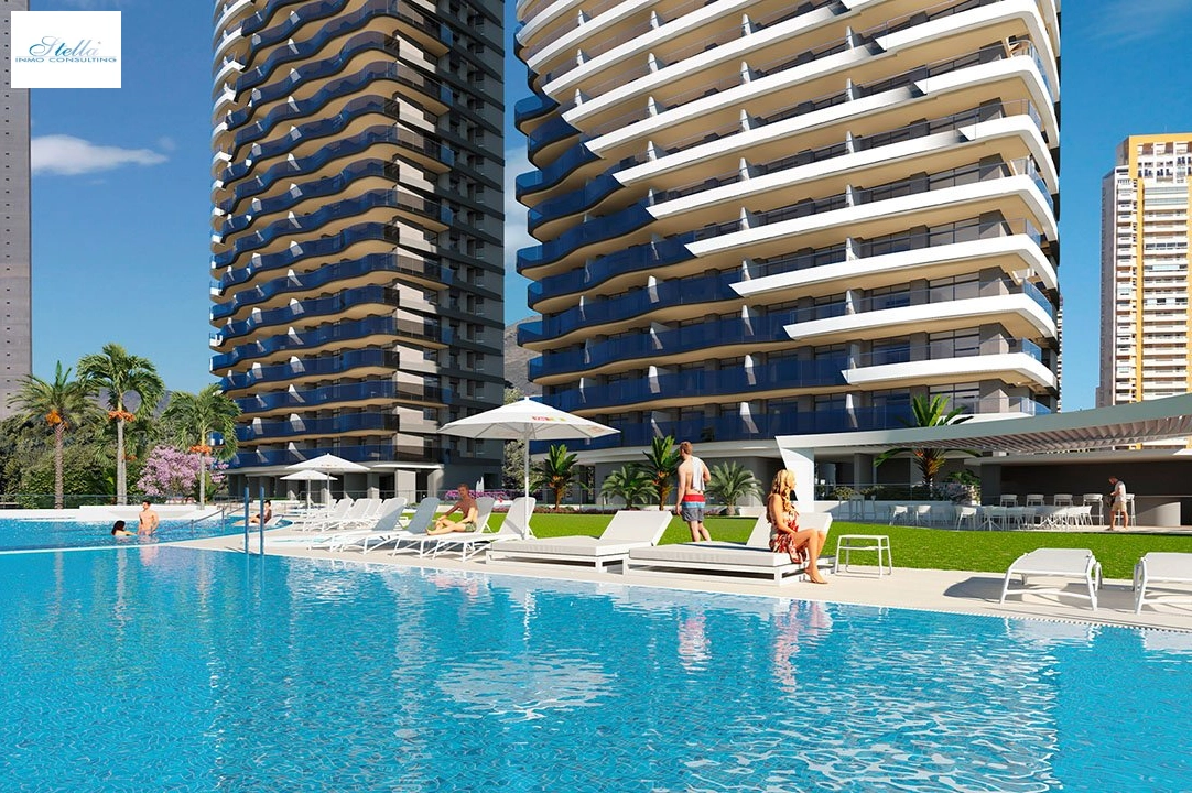 квартира на верхнем этаже in Benidorm на продажу, жилая площадь 101 м², состояние Совершенно Новый, aircondition, 2 спальни, 2 ванная, pool, ref.: HA-BEN-113-A02-2