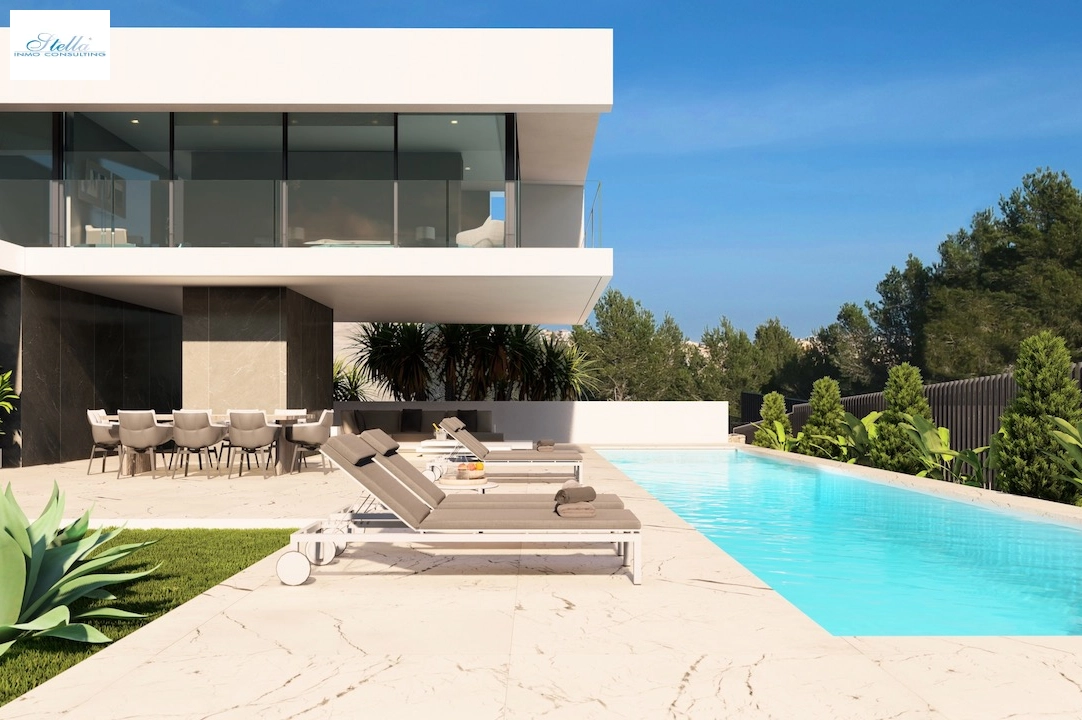 вилла in Moraira на продажу, жилая площадь 568 м², aircondition, поверхности суши 869 м², 4 спальни, 4 ванная, pool, ref.: CA-H-1608-AMB-10