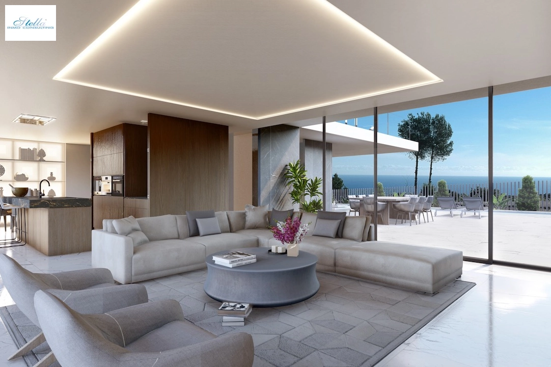 вилла in Moraira на продажу, жилая площадь 568 м², aircondition, поверхности суши 869 м², 4 спальни, 4 ванная, pool, ref.: CA-H-1608-AMB-4