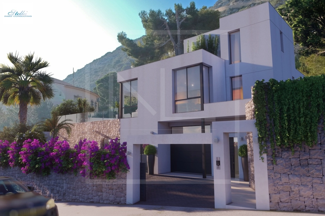 вилла in Calpe на продажу, жилая площадь 321 м², + Подпольное отопление, aircondition, поверхности суши 885 м², 4 спальни, 4 ванная, pool, ref.: NL-NLD1451-2