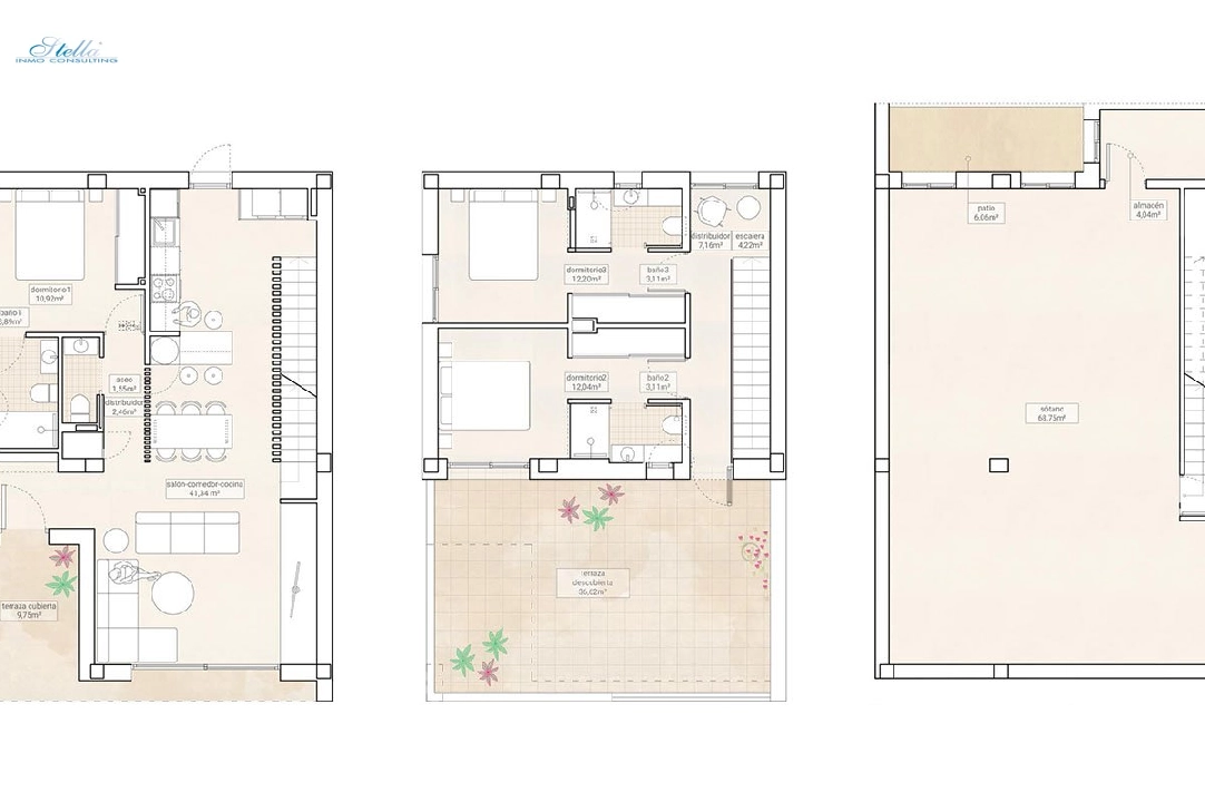 вилла in Hondon de las Nieves на продажу, жилая площадь 228 м², состояние Совершенно Новый, aircondition, поверхности суши 217 м², 3 спальни, 3 ванная, pool, ref.: HA-HNN-100-E01-8