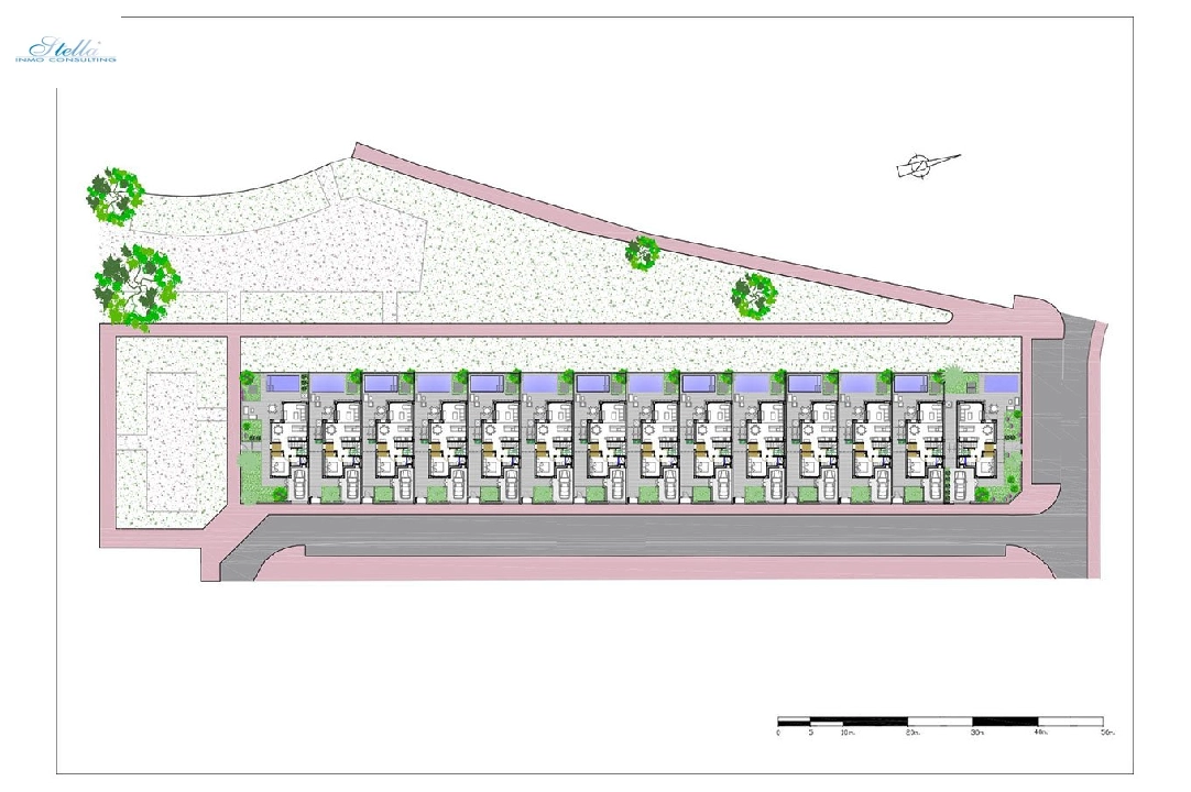 вилла in Santiago de la Ribera на продажу, жилая площадь 155 м², состояние Совершенно Новый, поверхности суши 164 м², 3 спальни, 2 ванная, pool, ref.: HA-SRN-116-E01-11