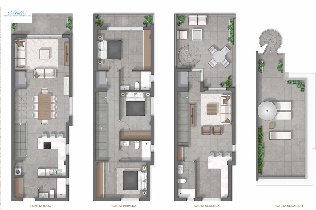 двухквартирный дом in Guardamar del Segura на продажу, жилая площадь 202 м², состояние Совершенно Новый, поверхности суши 148 м², 4 спальни, 4 ванная, ref.: HA-GUN-150-D01-11