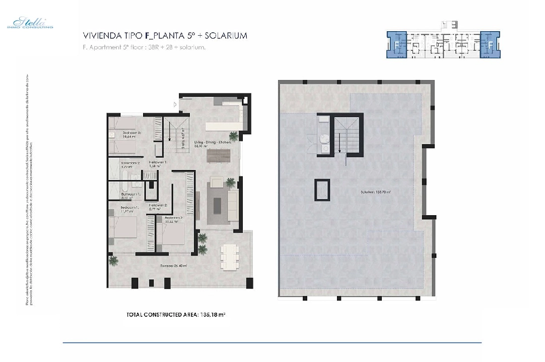 пентхаус in Torrelamata на продажу, жилая площадь 213 м², состояние Совершенно Новый, 3 спальни, 2 ванная, pool, ref.: HA-TLN-135-A02-6