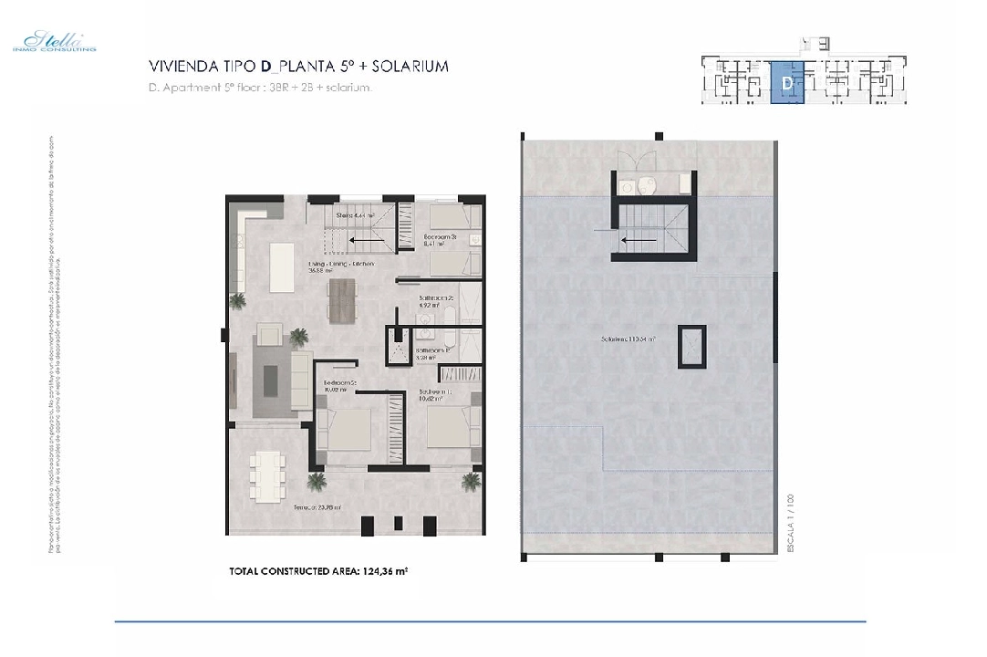 пентхаус in Torrelamata на продажу, жилая площадь 213 м², состояние Совершенно Новый, 3 спальни, 2 ванная, pool, ref.: HA-TLN-135-A02-8