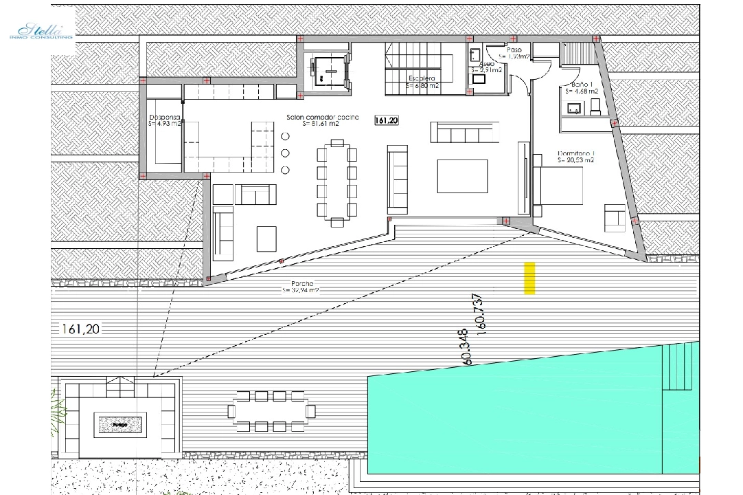 вилла in Benissa(Raco de galeno) на продажу, жилая площадь 569 м², aircondition, поверхности суши 1540 м², 4 спальни, 5 ванная, pool, ref.: BP-3614BEN-9