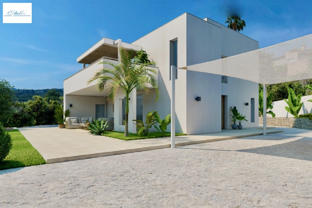 вилла in Benitachell(Moraira Alcasar) на продажу, жилая площадь 260 м², aircondition, поверхности суши 1280 м², 4 спальни, 3 ванная, pool, ref.: CA-H-1675-AMB-4