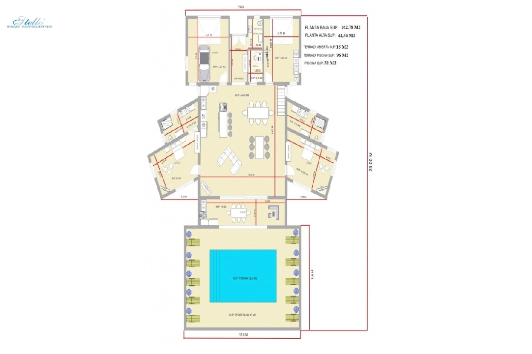 вилла in Benissa(Cala Advocat) на продажу, жилая площадь 251 м², aircondition, поверхности суши 1127 м², 3 спальни, 3 ванная, pool, ref.: BP-4297BEN-5