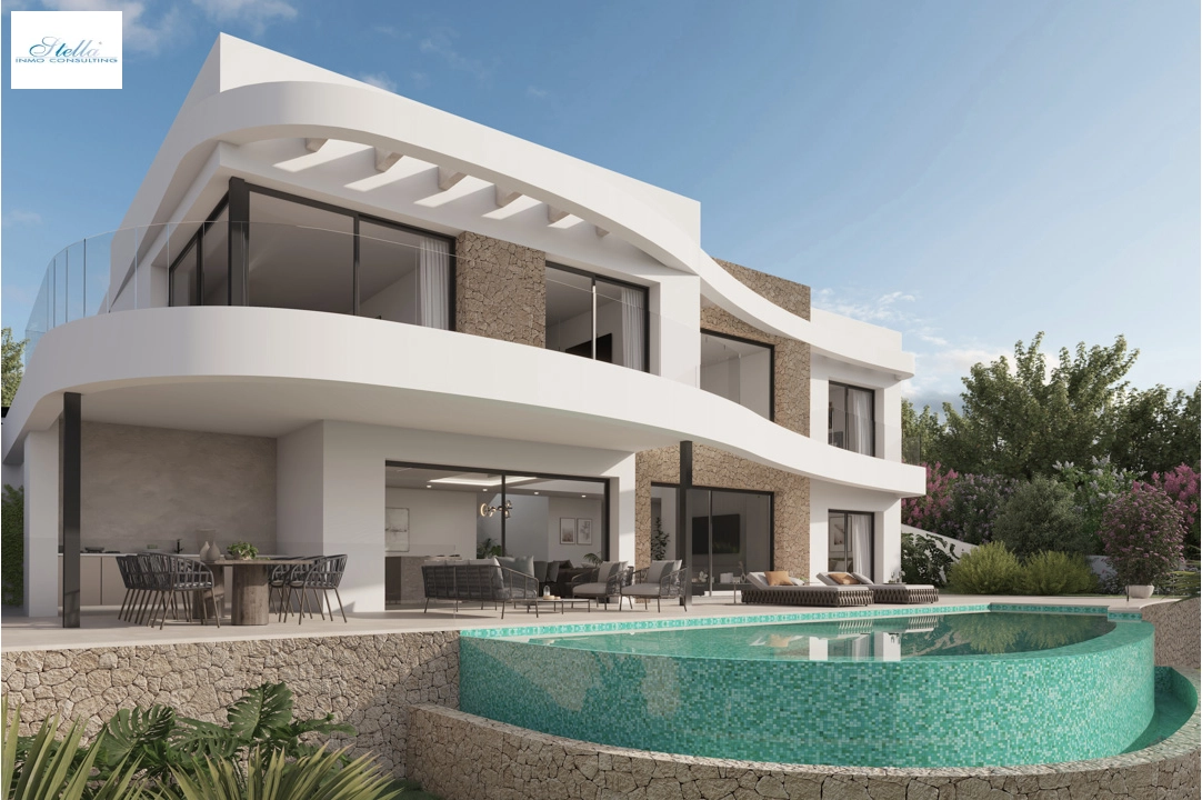 вилла in Moraira(El Tesoro) на продажу, жилая площадь 252 м², поверхности суши 801 м², 4 спальни, 5 ванная, ref.: BP-8114MOR-1