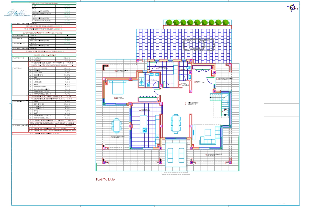 вилла in Benissa(Benissa Costa) на продажу, жилая площадь 574 м², aircondition, поверхности суши 1372 м², 4 спальни, 4 ванная, ref.: BP-7015BEN-12