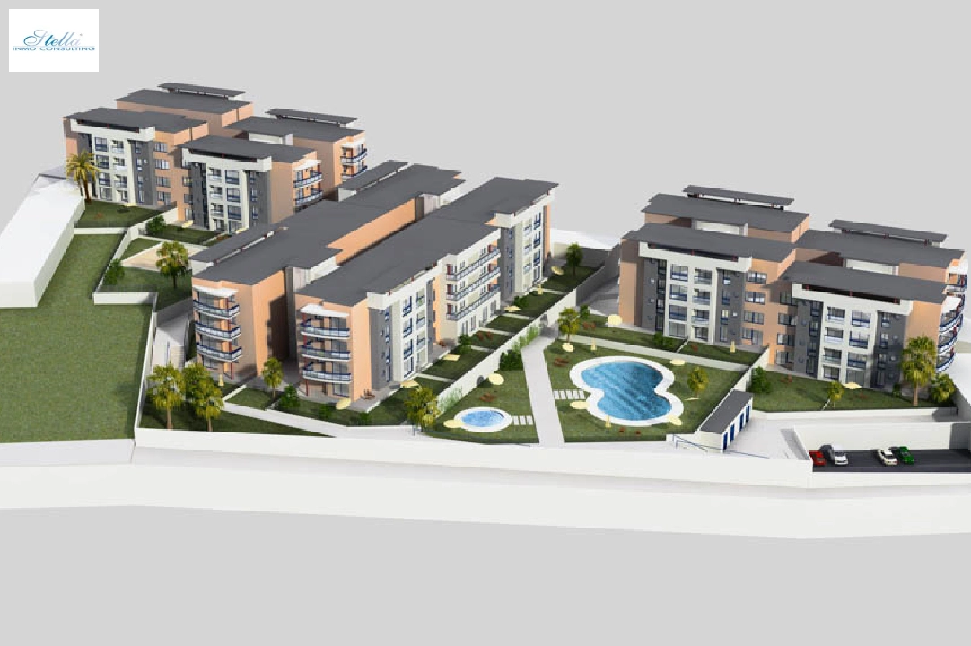 квартира in Vilajoyosa(Urb. Paraiso) на продажу, жилая площадь 63 м², aircondition, поверхности суши 63 м², 2 спальни, 1 ванная, pool, ref.: BP-7019VIL-3