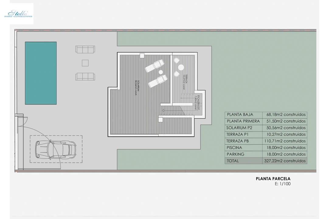 вилла in Mutxamel(Bonalba) на продажу, жилая площадь 327 м², aircondition, поверхности суши 650 м², 3 спальни, 3 ванная, ref.: BP-7020BON-18