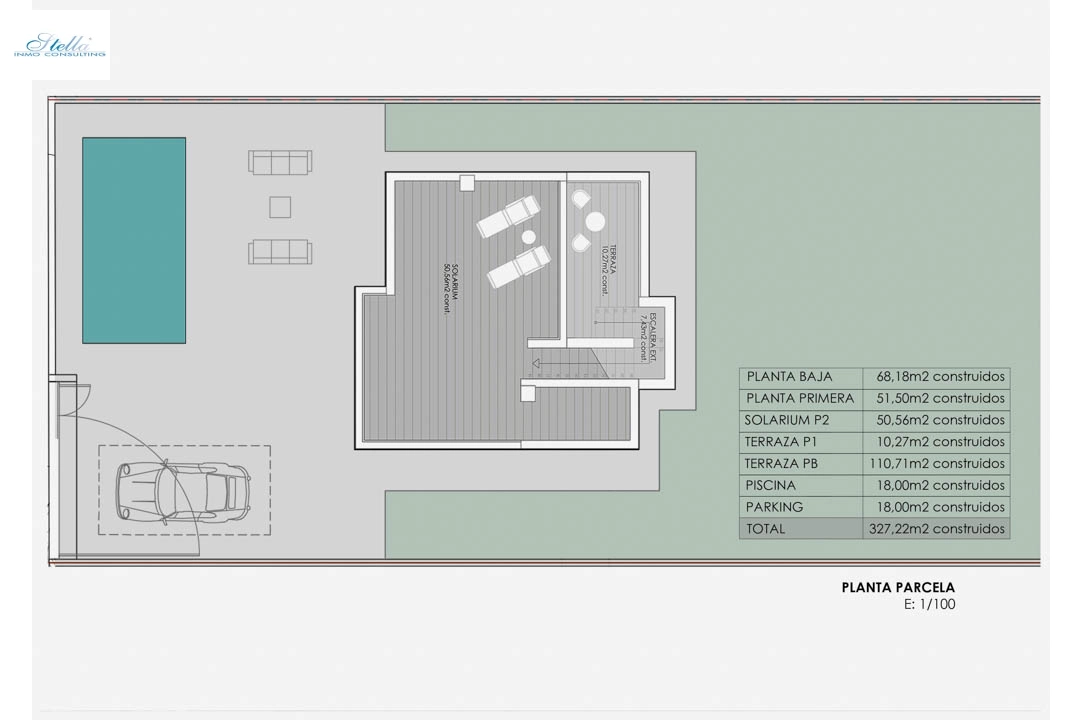 вилла in Mutxamel(Bonalba) на продажу, жилая площадь 327 м², aircondition, поверхности суши 650 м², 3 спальни, 3 ванная, pool, ref.: BP-7020BON-21