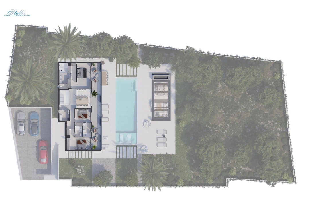 вилла in Javea - Xabia(Portichol) на продажу, жилая площадь 260 м², aircondition, поверхности суши 1000 м², 4 спальни, 5 ванная, pool, ref.: AM-12031DA-3700-14