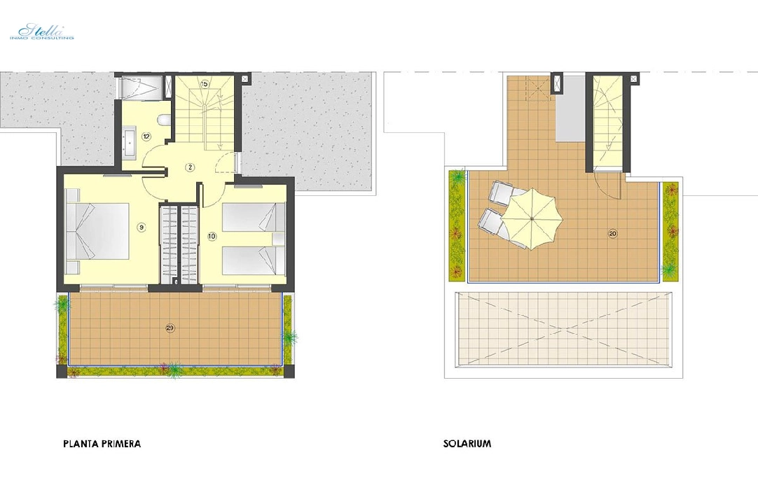 двухквартирный дом in San Juan de los Terreros на продажу, жилая площадь 271 м², состояние Совершенно Новый, aircondition, поверхности суши 249 м², 3 спальни, 2 ванная, ref.: HA-STN-150-D01-11