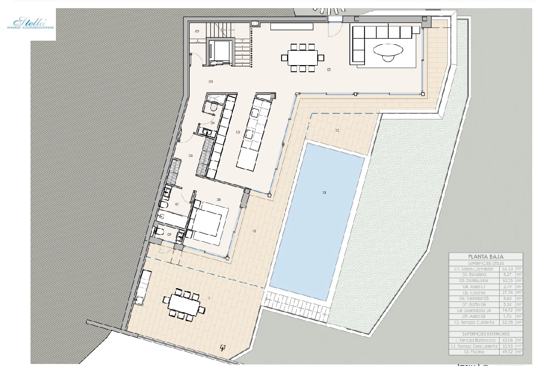 вилла in Altea(Altea Hills) на продажу, жилая площадь 610 м², aircondition, поверхности суши 1302 м², 4 спальни, 4 ванная, pool, ref.: BP-3622ALT-27