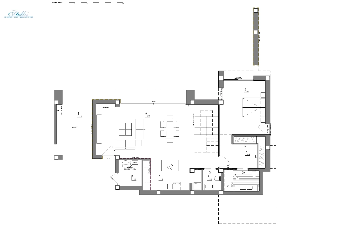 вилла in Benitachell(La Cumbre del Sol) на продажу, жилая площадь 181 м², aircondition, поверхности суши 824 м², 3 спальни, 4 ванная, pool, ref.: CA-H-1700-AMB-10