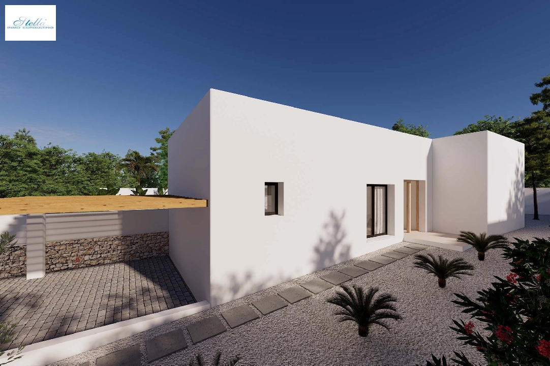 вилла in Moraira(Pinar del Advocat) на продажу, жилая площадь 196 м², aircondition, поверхности суши 800 м², 4 спальни, 3 ванная, pool, ref.: CA-H-1705-AMB-3