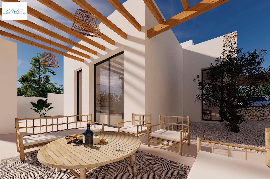 вилла in Moraira(Pinar del Advocat) на продажу, жилая площадь 268 м², aircondition, поверхности суши 800 м², 4 спальни, 3 ванная, pool, ref.: CA-H-1709-AMB-4