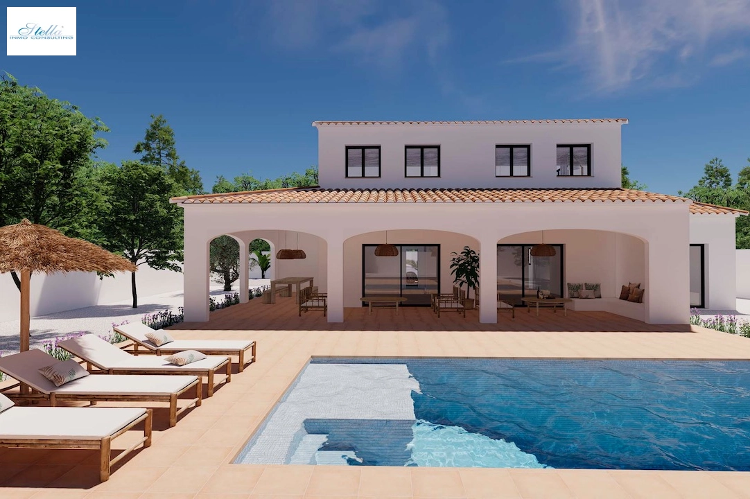 вилла in Moraira(Pinar del Advocat) на продажу, жилая площадь 248 м², aircondition, поверхности суши 1050 м², 4 спальни, 4 ванная, pool, ref.: CA-H-1712-AMB-10