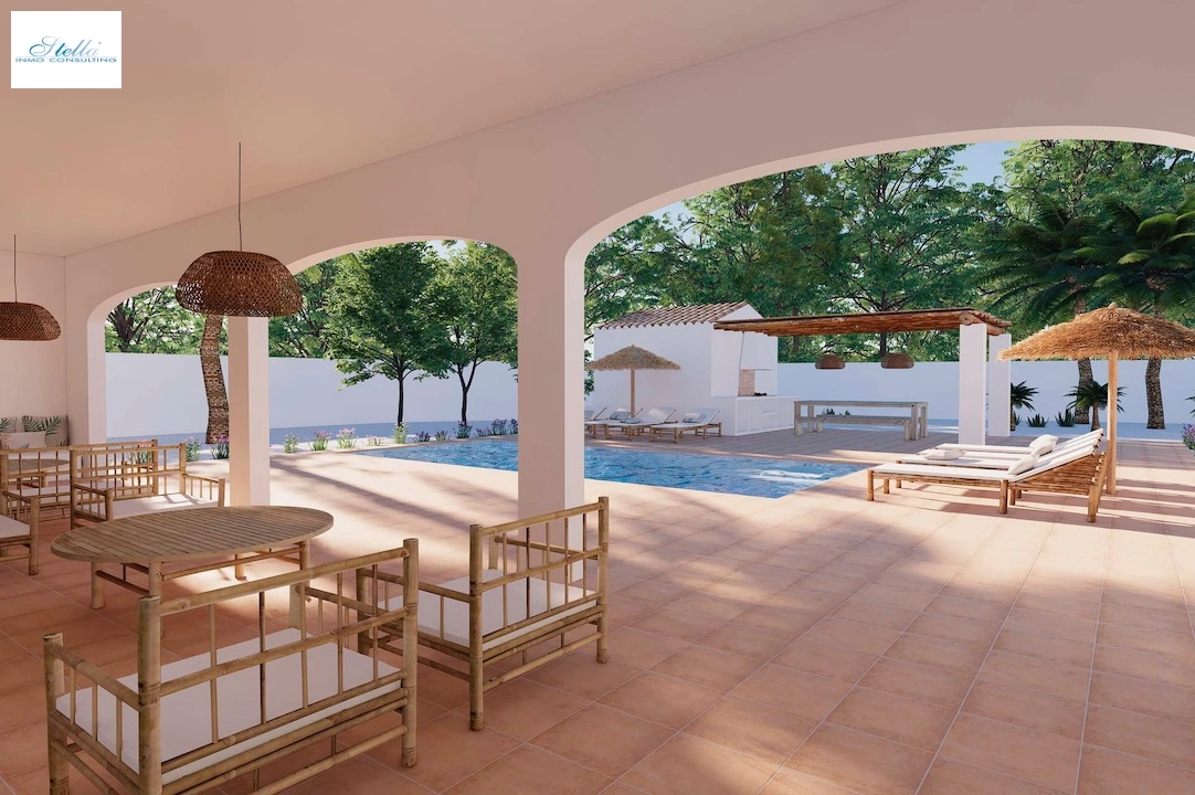 вилла in Moraira(Pinar del Advocat) на продажу, жилая площадь 248 м², aircondition, поверхности суши 1050 м², 4 спальни, 4 ванная, pool, ref.: CA-H-1712-AMB-2