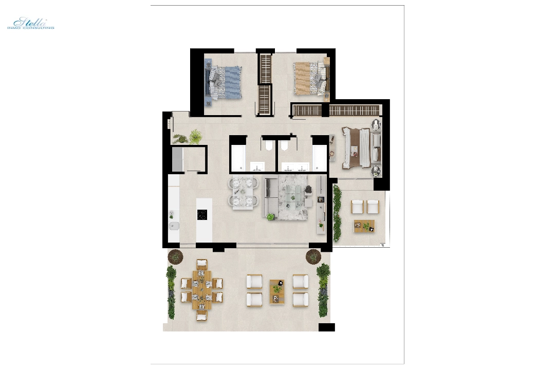 квартира in Nueva Andalucia(Urbanizacion Nueva Andalucia J, 9. 29660 Marbella,) на продажу, жилая площадь 114 м², поверхности суши 179 м², 3 спальни, 2 ванная, pool, ref.: TW-MARBELLALAKE131-25