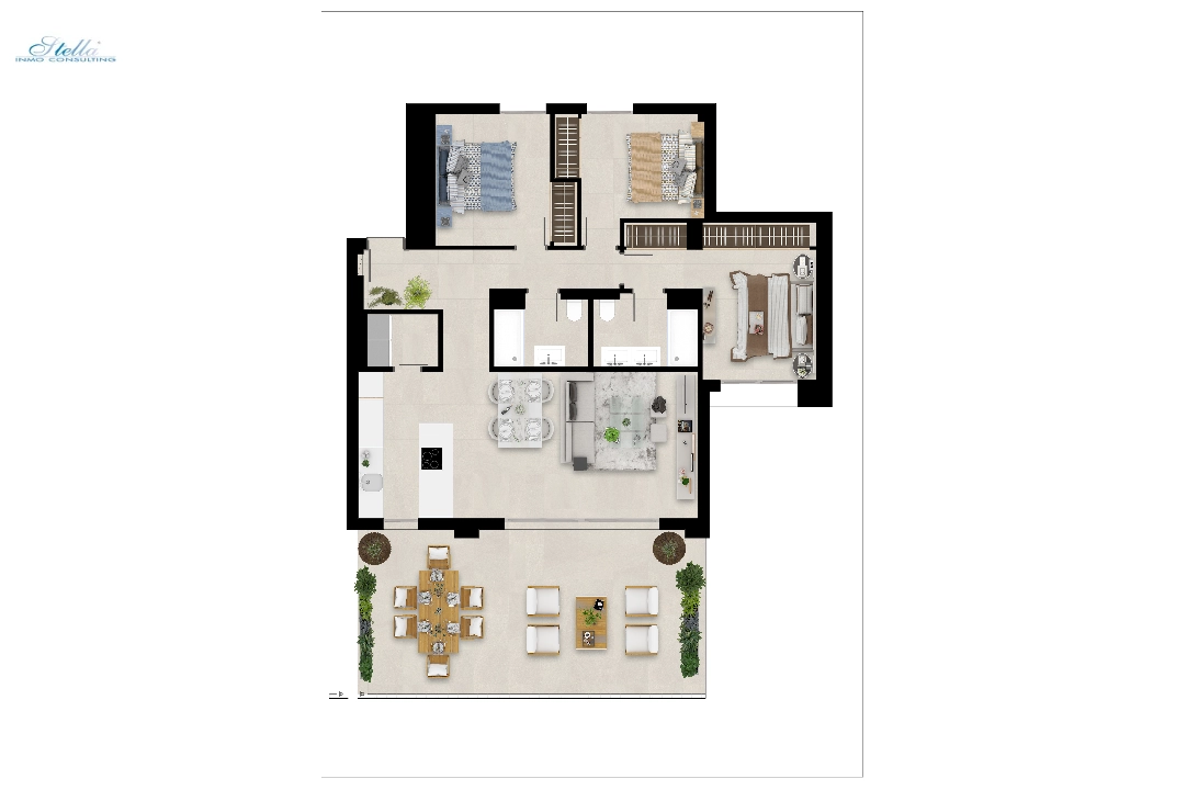 квартира in Nueva Andalucia(Urbanizacion Nueva Andalucia J, 9. 29660 Marbella,) на продажу, жилая площадь 114 м², поверхности суши 179 м², 3 спальни, 2 ванная, pool, ref.: TW-MARBELLALAKE131-26