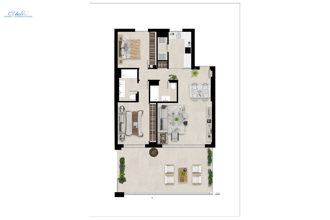 квартира in Nueva Andalucia(Urbanizacion Nueva Andalucia J, 9. 29660 Marbella,) на продажу, жилая площадь 114 м², поверхности суши 179 м², 3 спальни, 2 ванная, pool, ref.: TW-MARBELLALAKE131-28