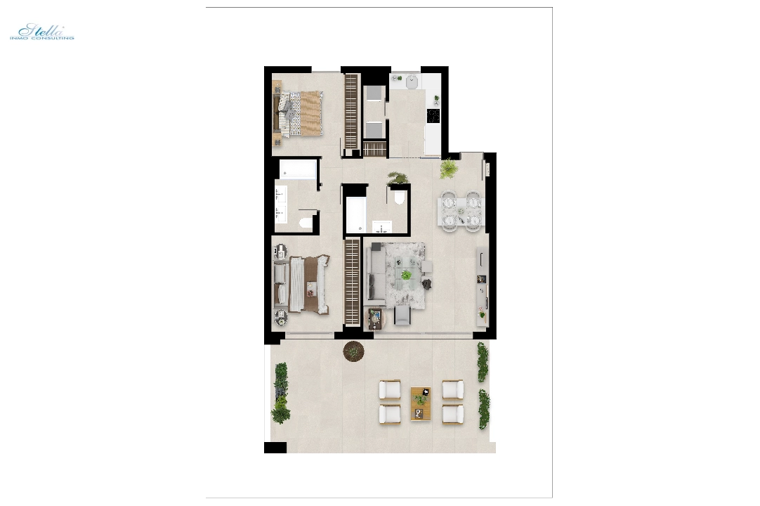 квартира in Nueva Andalucia(Urbanizacion Nueva Andalucia J, 9. 29660 Marbella,) на продажу, жилая площадь 114 м², поверхности суши 179 м², 3 спальни, 2 ванная, pool, ref.: TW-MARBELLALAKE131-30
