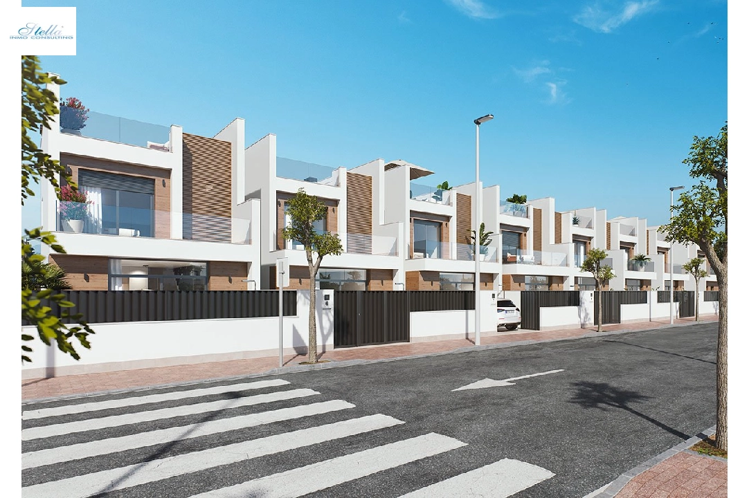 вилла in San Pedro del Pinatar на продажу, жилая площадь 158 м², состояние Совершенно Новый, поверхности суши 129 м², 3 спальни, 2 ванная, pool, ref.: HA-SAN-115-E01-3