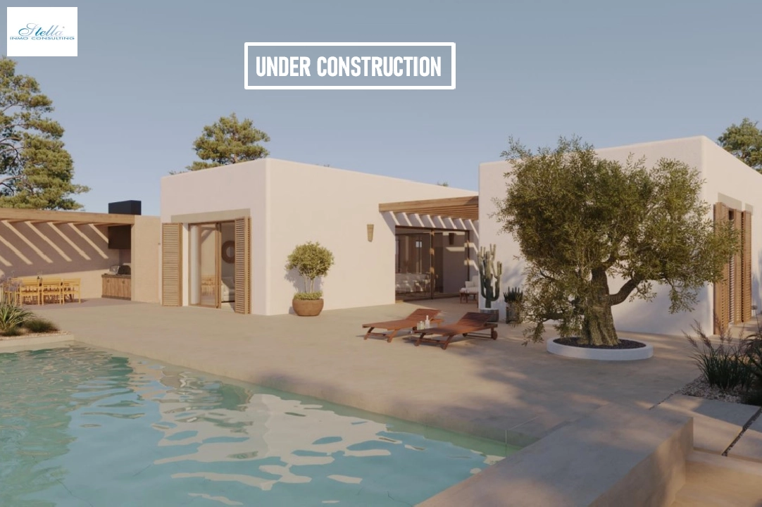 вилла in Moraira(La Sabatera) на продажу, жилая площадь 213 м², aircondition, поверхности суши 971 м², 4 спальни, 2 ванная, pool, ref.: BP-4306MOR-15