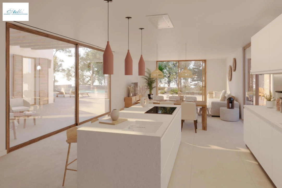 вилла in Moraira(La Sabatera) на продажу, жилая площадь 213 м², aircondition, поверхности суши 971 м², 4 спальни, 2 ванная, pool, ref.: BP-4306MOR-4