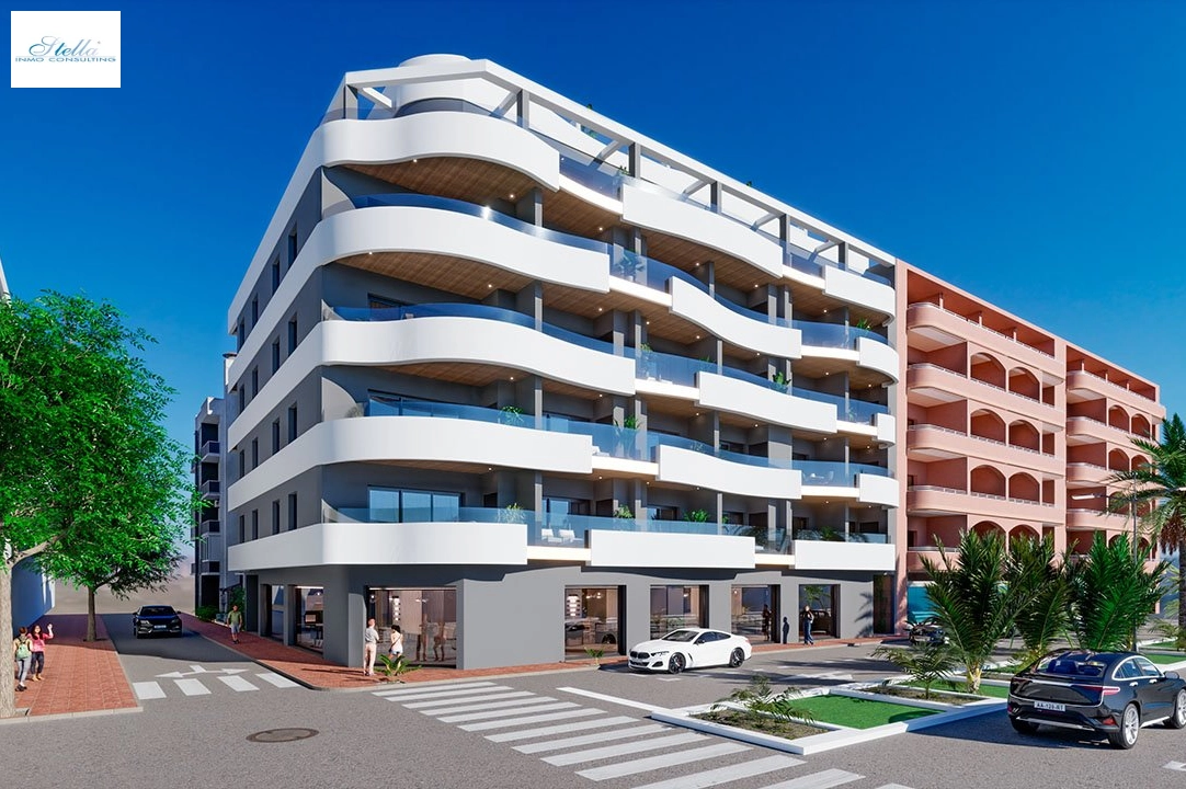 квартира на верхнем этаже in Torrevieja на продажу, жилая площадь 82 м², состояние Совершенно Новый, 2 спальни, 2 ванная, pool, ref.: HA-TON-203-A01-1