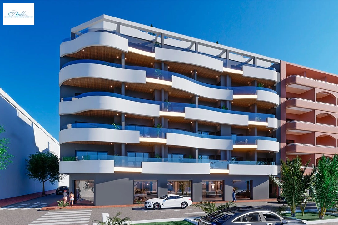 квартира на верхнем этаже in Torrevieja на продажу, жилая площадь 82 м², состояние Совершенно Новый, 2 спальни, 2 ванная, pool, ref.: HA-TON-203-A01-2